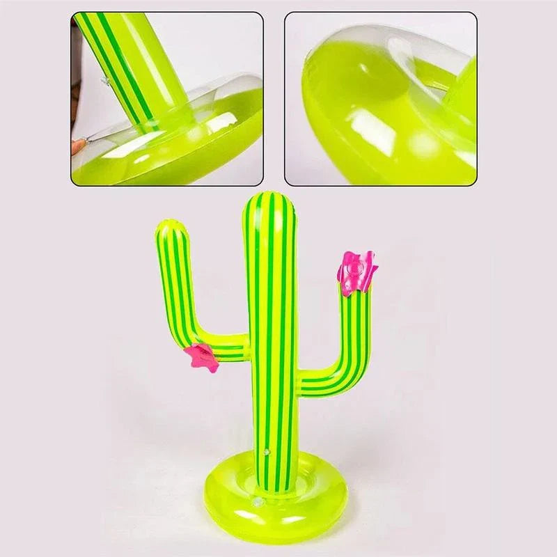outdoor equipment : Opblaasbare Cactus Pool Speelset Groen - BBQ Feest Zomer - PVC in van Pantino