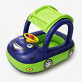 Auto Gonfiabile Per Bambini Blu Scuro - Giocattolo Per Neonati E Bambini - PVC