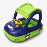 Auto Gonfiabile Per Bambini Blu Scuro - Giocattolo Per Neonati E Bambini - PVC