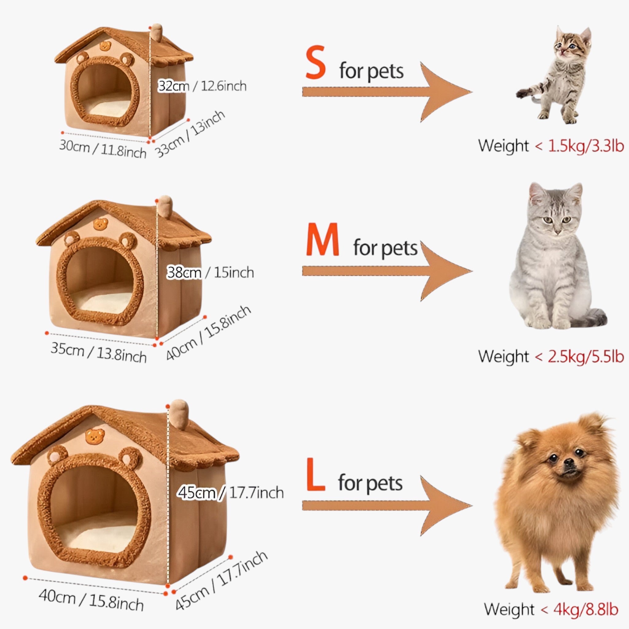pets : Vouwbaar Huisdierenhuis in van Pantino