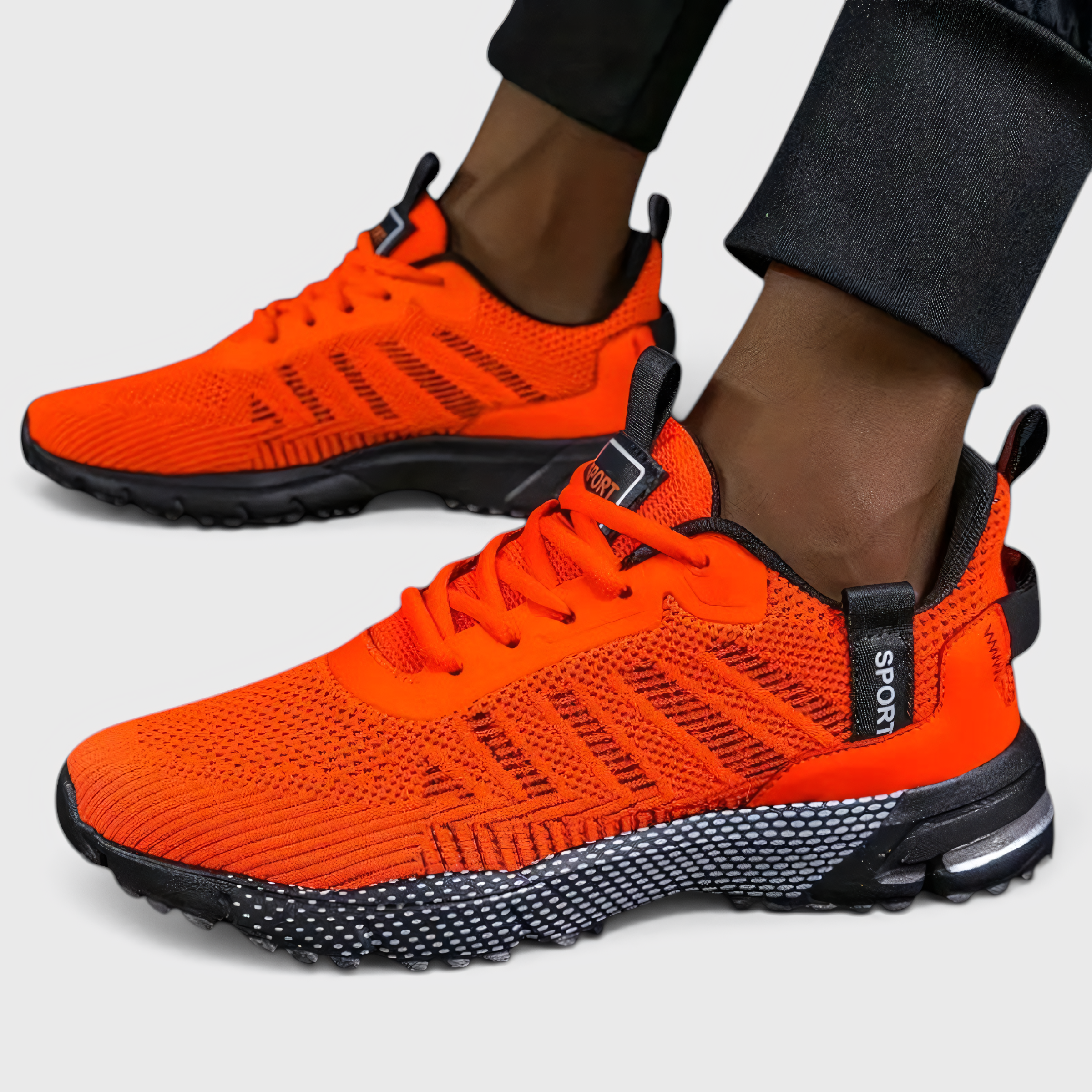 Heren Sneakers - Lichtgewicht Ademend Mesh met Vetersluiting