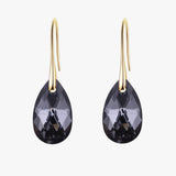Elegante Dames Hangoorbellen van Saffierblauw Kristal