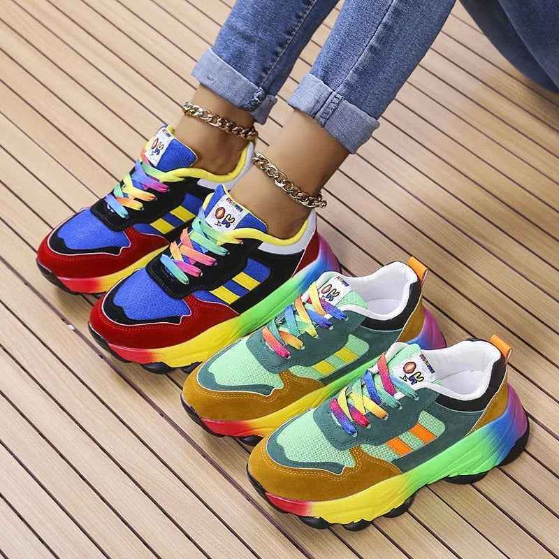 Sneakers : Dames Sneakers Romy - Orthopedisch, Lichtgewicht & Comfortabel met Schokabsorberende Zool in van Pantinoshop
