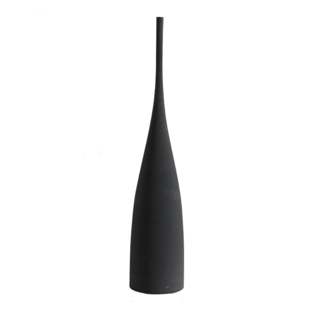 home & garden : Osram Keramische Vaas - Premium Kwaliteit voor Moderne Interieurs - Groot Zwart in Medium Zwart van Pantino