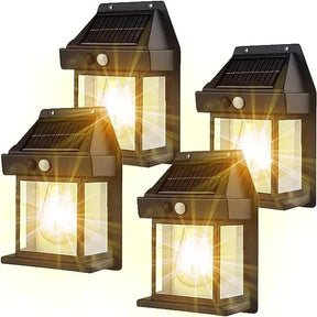 outdoor equipment : Zonne Wandlamp Buiten - Duurzaam Weerbestendig Automatisch - Solar LED in van Pantino