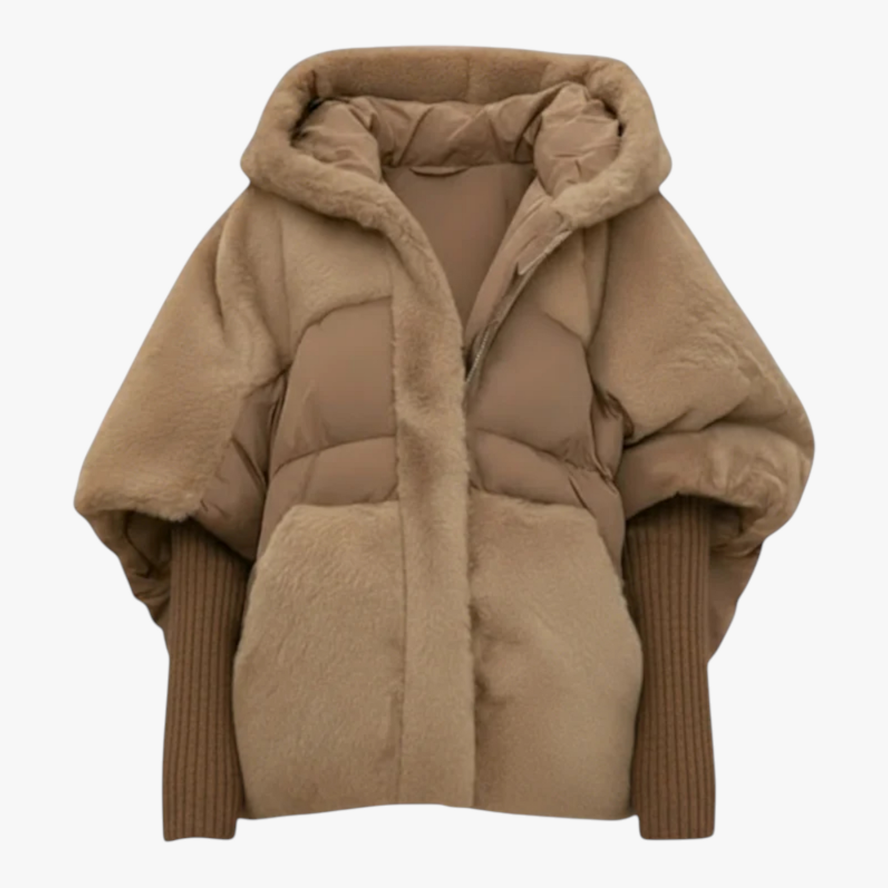 Dames Bovenkleding : Dames Warme Winterjas voor Stijl en Comfort - Bruin in Bruin van Pantino