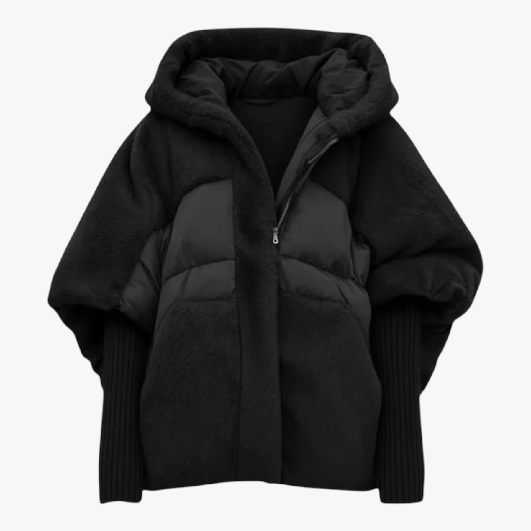 Dames Bovenkleding : Dames Warme Winterjas voor Stijl en Comfort - Bruin in Zwart van Pantino