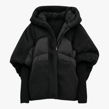 Dames Bovenkleding : Dames Warme Winterjas voor Stijl en Comfort - Bruin in Zwart van Pantino