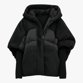Dames Bovenkleding : Dames Warme Winterjas voor Stijl en Comfort - Bruin in Zwart van Pantino