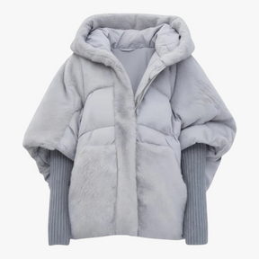 Dames Bovenkleding : Dames Warme Winterjas voor Stijl en Comfort - Bruin in Grijs van Pantino