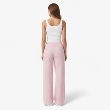 women pants : Comfortabele Wijde Broek - Grijs in Rosa van Pantino