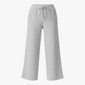 women pants : Comfortabele Wijde Broek - Grijs in van Pantino