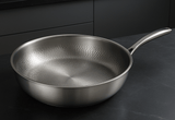 Koekenpan van Titanium - Coatingvrij en Geschikt voor Elke Kookplaat