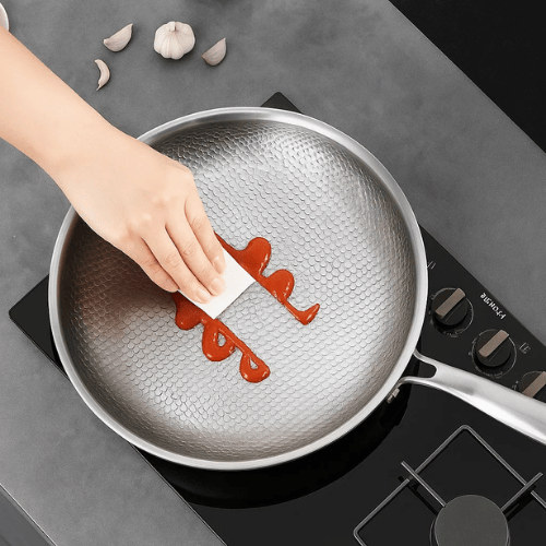 Algemeen 2 : Koekenpan van Titanium - Coatingvrij en Geschikt voor Elke Kookplaat in van Pantinoshop