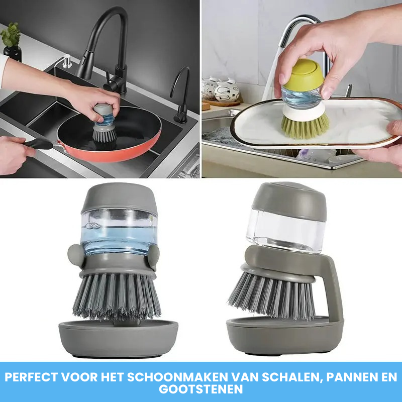 home & garden : Multifunctionele Schoonmaakborstel - Keuken Bad Badkamer - Nylon in van Pantino