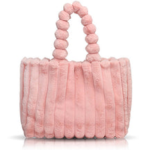 bags : Schoudertas Dames Crème - Morbida Bont Zachte in Roze van Pantino