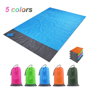 outdoor equipment : Waterdichte Strandmat, Draagbare Picknickmat voor Buiten - Blauw in van Pantino