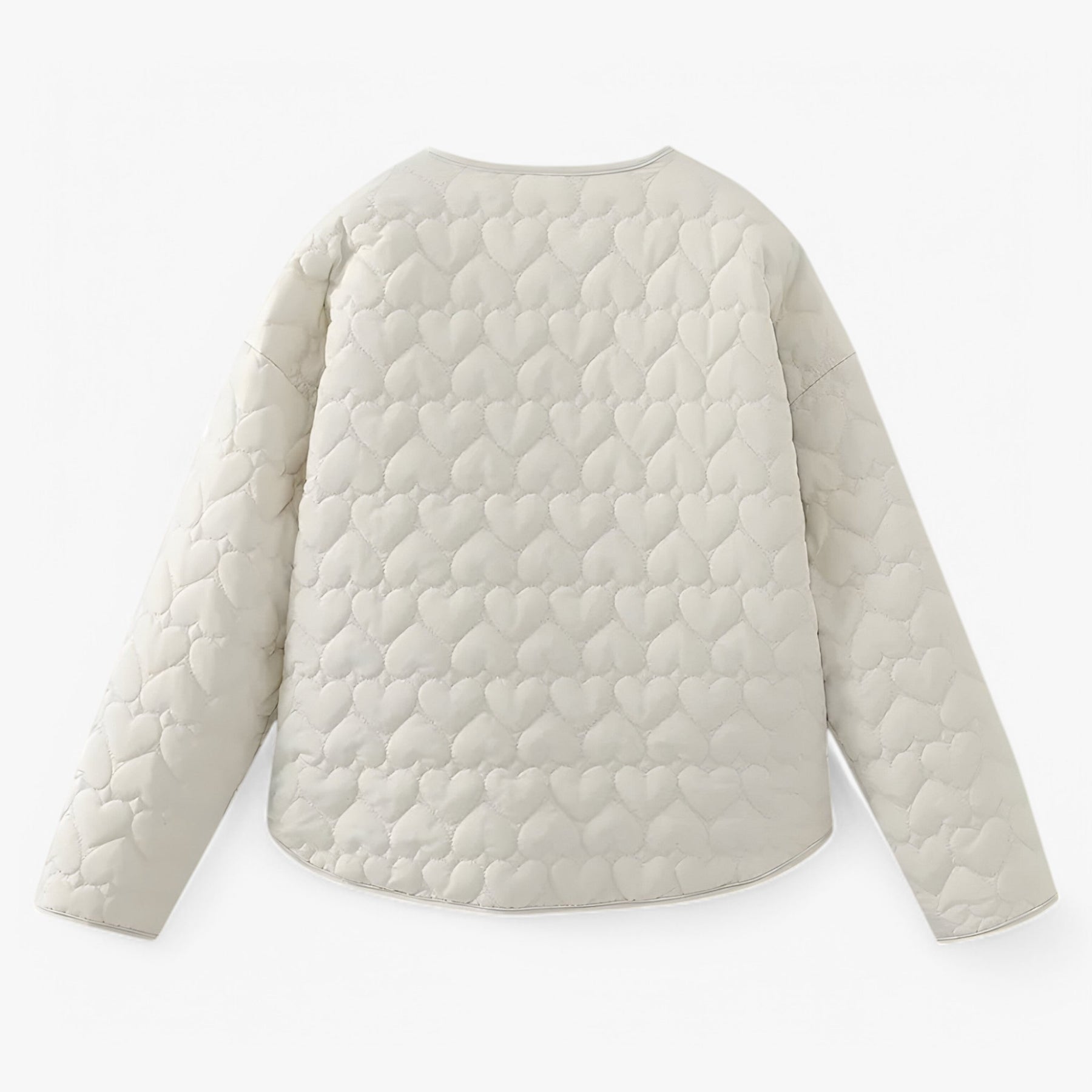 Jacket : Jas Dames Zwart - Gequilted Hart - Veelzijdig Comfort voor Herfst/Winter in van Pantino