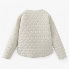 Jacket : Jas Dames Zwart - Gequilted Hart - Veelzijdig Comfort voor Herfst/Winter in van Pantino
