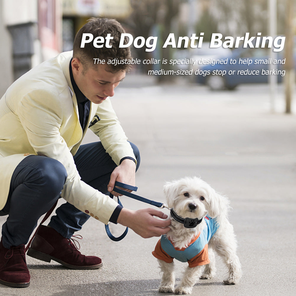 pets : GentleDog Anti-Blaffende Hondenhalsband Blauw - Verstelbaar & Comfortabel voor Kleine tot Grote Honden in van Pantino