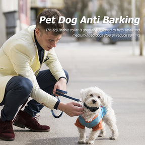 pets : GentleDog Anti-Blaffende Hondenhalsband Blauw - Verstelbaar & Comfortabel voor Kleine tot Grote Honden in van Pantino