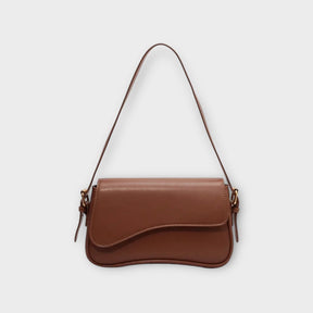 bags : Schoudertas Dames - Subtiele Elegantie Dagelijks Gebruik - Synthetisch Leer in Coffee van Pantino