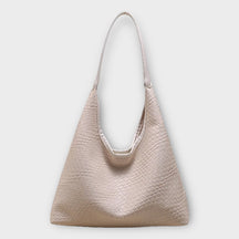 bags : Tote Bag Beige - Woven in Beige van Pantino