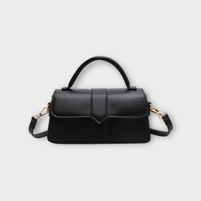 bags : Klassieke Handtas Dames - Vintage Moderne Stijl - Synthetisch Leer in black van Pantino