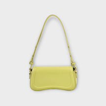 bags : Stadsschoudertas Dames - Minimalistisch Stedelijk Design - PU-Leer in Green van Pantino