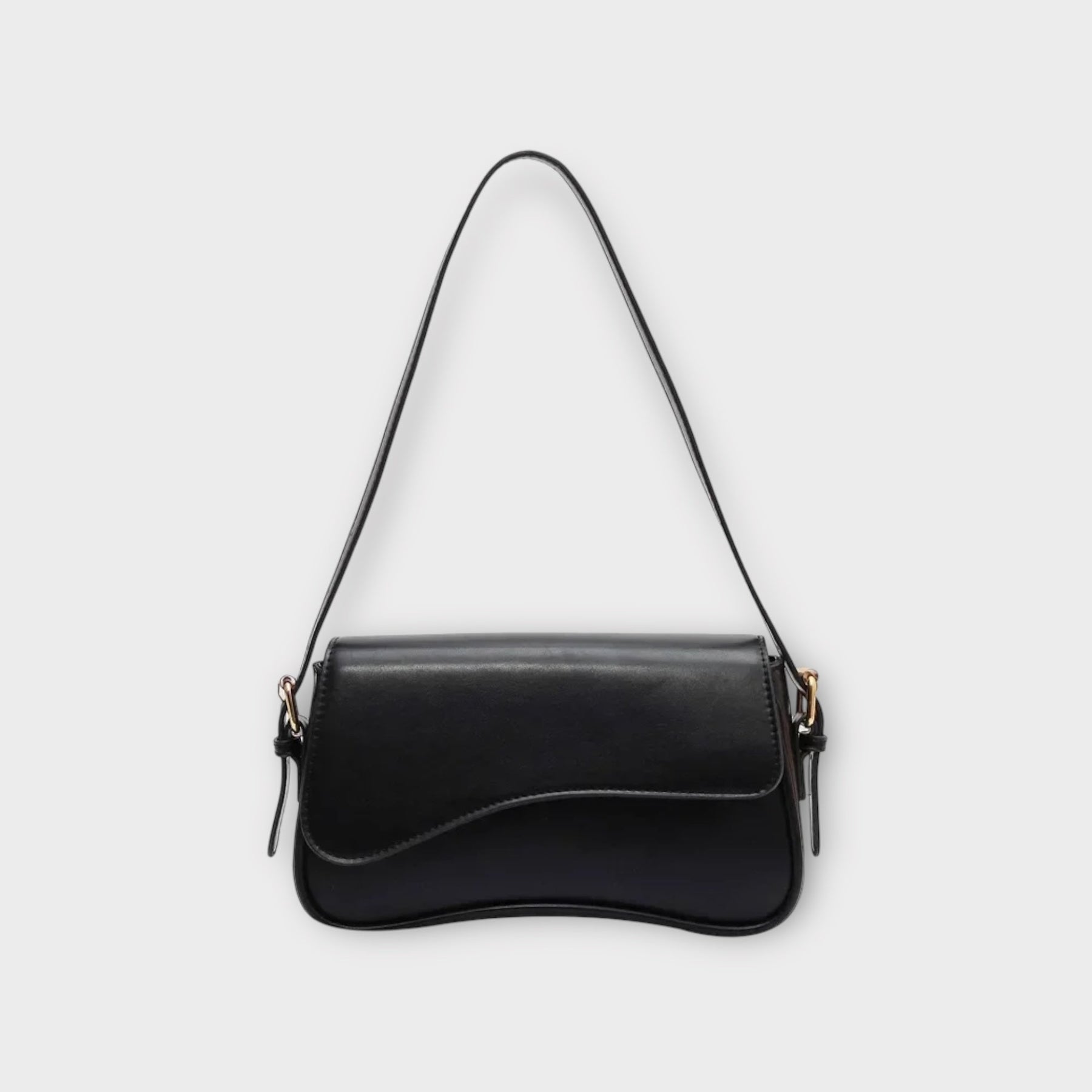 bags : Schoudertas Dames - Subtiele Elegantie Dagelijks Gebruik - Synthetisch Leer in Black van Pantino