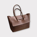 Torba typu tote khaki - The Modern Muse, skóra