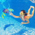 Juguetes de buceo para niños - Aletas ajustables para piscina - Plástico