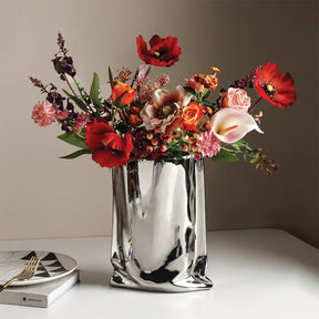 home & garden : Omzoomd Boeket - Eigentijdse Decoratie, Perfect voor Elke Kamer - Wit in van Pantino