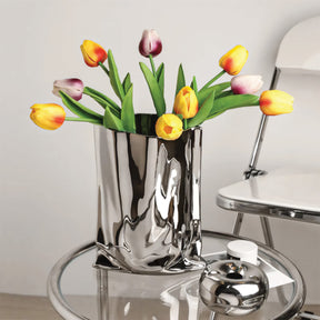 home & garden : Omzoomd Boeket - Eigentijdse Decoratie, Perfect voor Elke Kamer - Wit in van Pantino