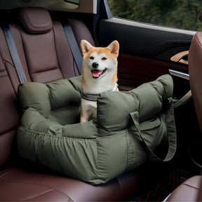 pets : Honden Auto Mand Gestreepte Heren - Luxe & Comfortabele Autostoel voor Honden in van Pantino