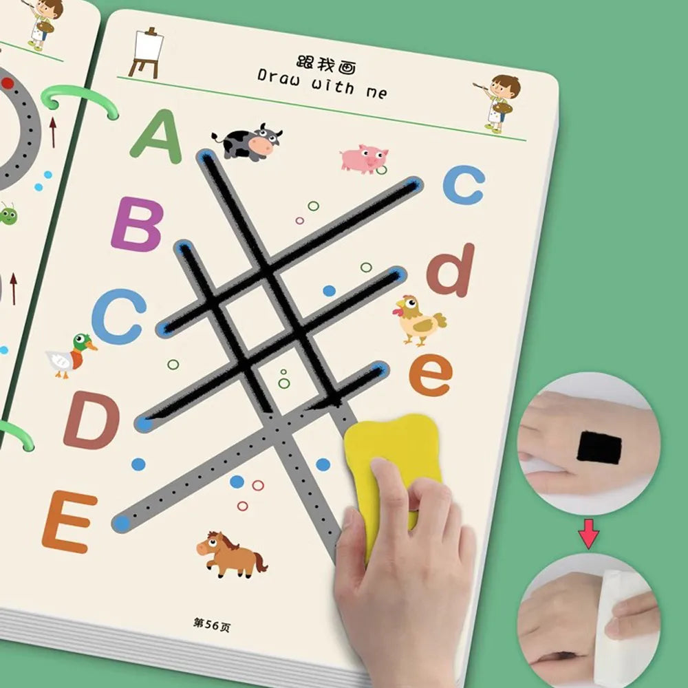 other : EasyLearn - Magisch Traceerwerkboek Kinderen in van Pantino
