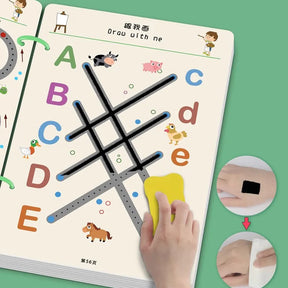 other : EasyLearn - Magisch Traceerwerkboek Kinderen in van Pantino