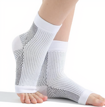 other : Witte Compressiesokken voor Pijnverlichting & Vermoeide Voeten - Elastisch & Comfortabel in Wit van Pantino