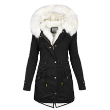 Jacket : Winterjas Dames - Elegante en Gevoerde in Zwart van Pantino