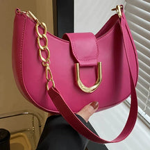 bags : Schoudertas Wit - Stijlvolle Trendy Schoudertassen in Roze Rood van Pantino
