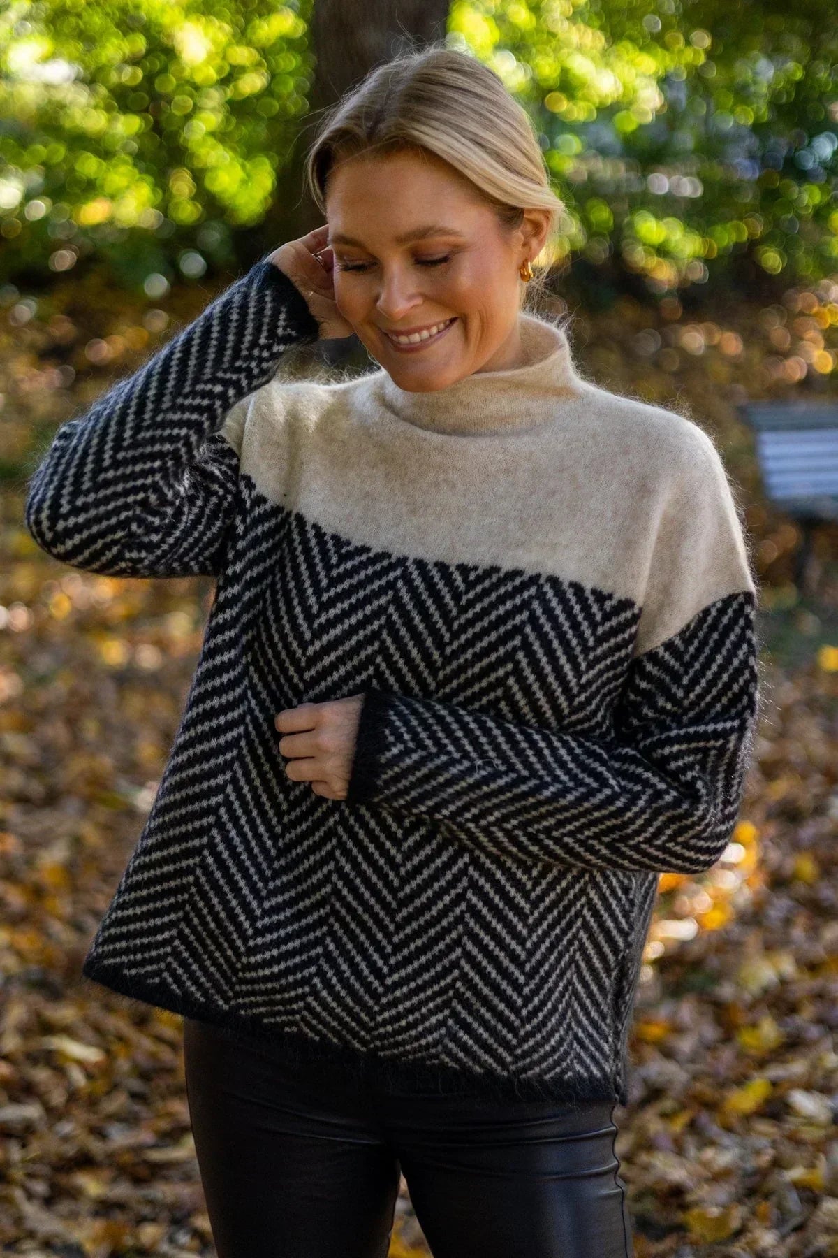Autumn Collection : Pull Femme Doux Col Roulé en Maille Fine pour Hiver Élégant et Chaud in van Pantino
