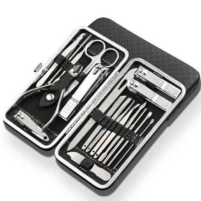 Nail Clipper Set : Gereedschap LuxeTools van Roestvrij staal Professioneel - Robuust en Duurzaam in Noir van Pantino