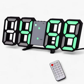 other : NordiClock - Wecker en Digitale Klok - Multifunctionele Elektronische Weergave in R zwart groen van Pantino