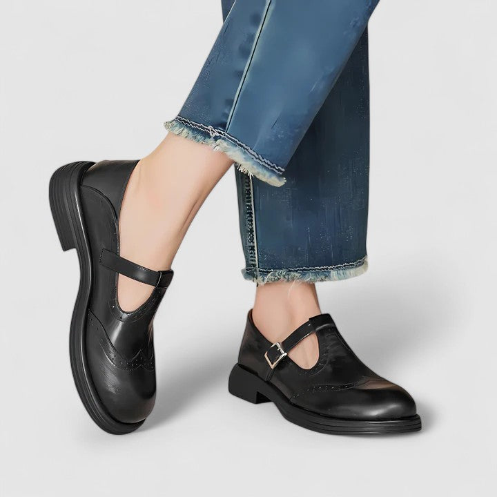 : Mary Jane Schoenen voor Dames | Leer, Comfortabel & Elegant in Zwart van Pantinoshop