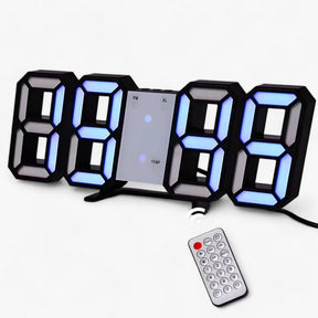 other : NordiClock - Wecker en Digitale Klok - Multifunctionele Elektronische Weergave in R zwart blauw van Pantino