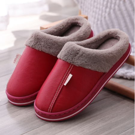 other : Premium Slippers Dames - Zwart in Rood van Pantino