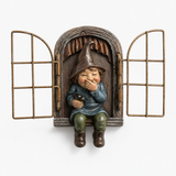 Nain en résine jeune nain - Accessoire de décoration