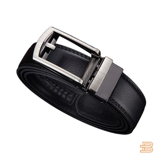 Belt : Riem Heren Zwart - PremierBelt - Verstelbare Schuifriem Zonder Gaatjes in Zwart ONE SIZE FITS ALL van Pantino