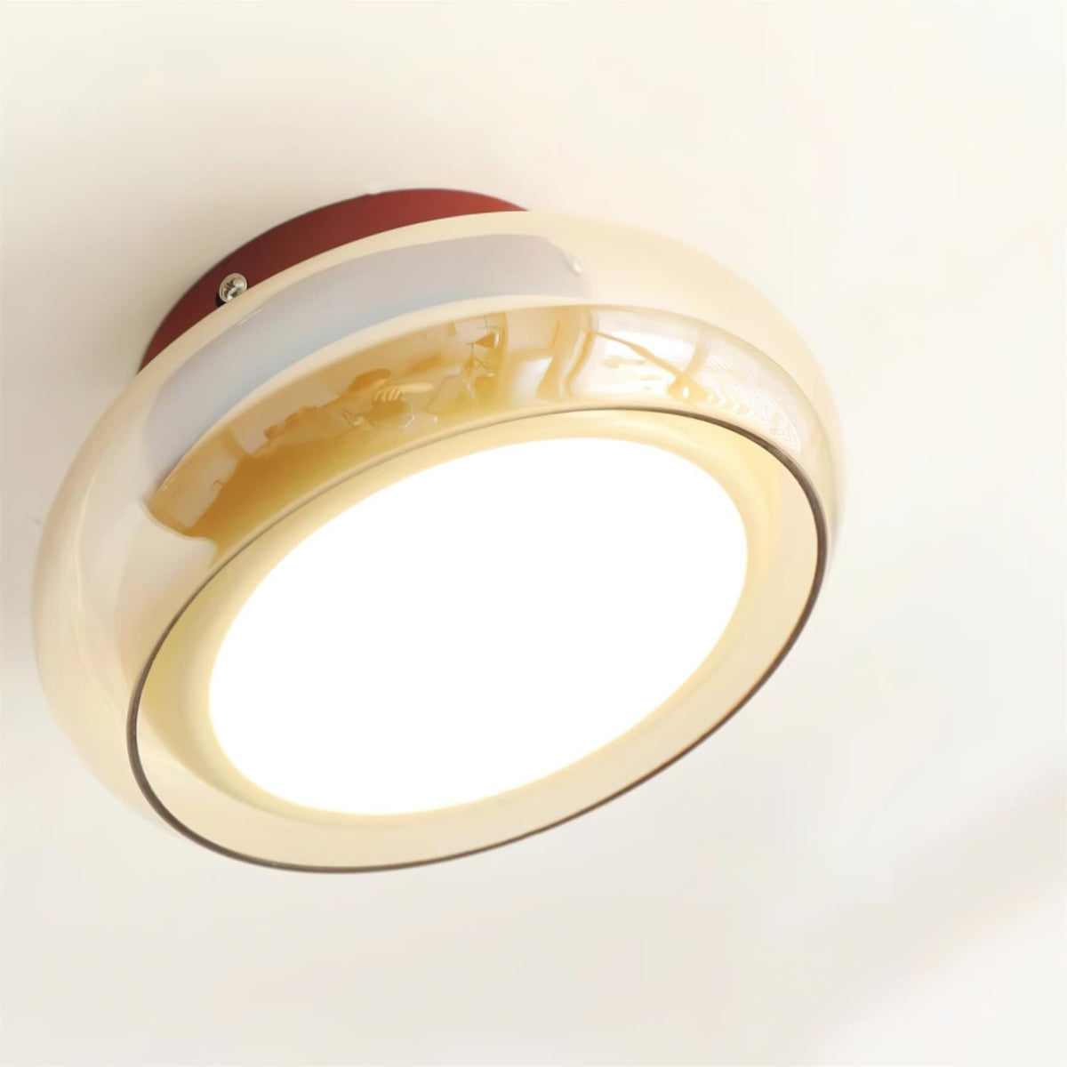 Retro Glazen Opbouw LED Plafondlamp - 3 Kleurtemperaturen