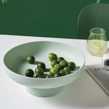 home & garden : Chique en Ronde Fruitmand - Elegante en Stevige Opslag voor Uw Verse Favorieten - Groen in Groen van Pantino